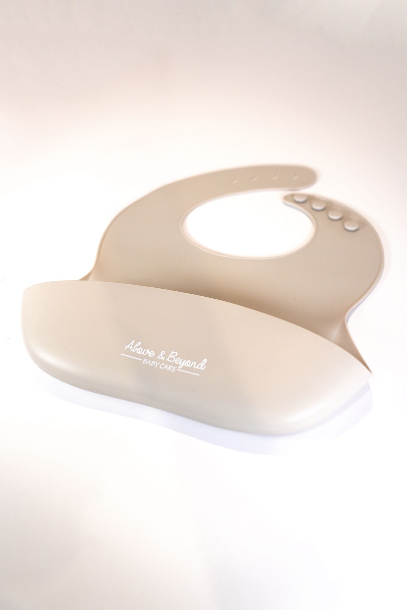 Silicone Baby Bib with Adjustable Neck & Food Catcher