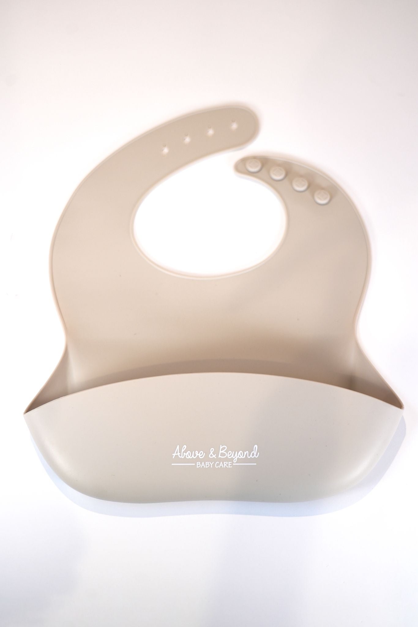 Silicone Baby Bib with Adjustable Neck & Food Catcher