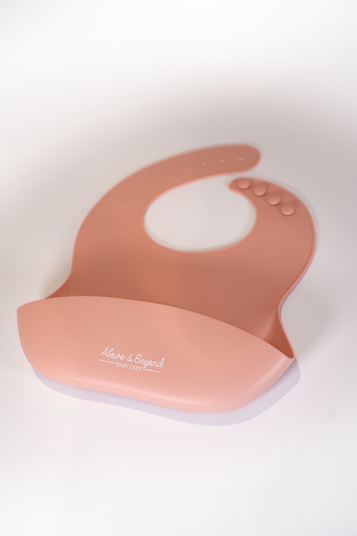 Silicone Baby Bib with Adjustable Neck & Food Catcher