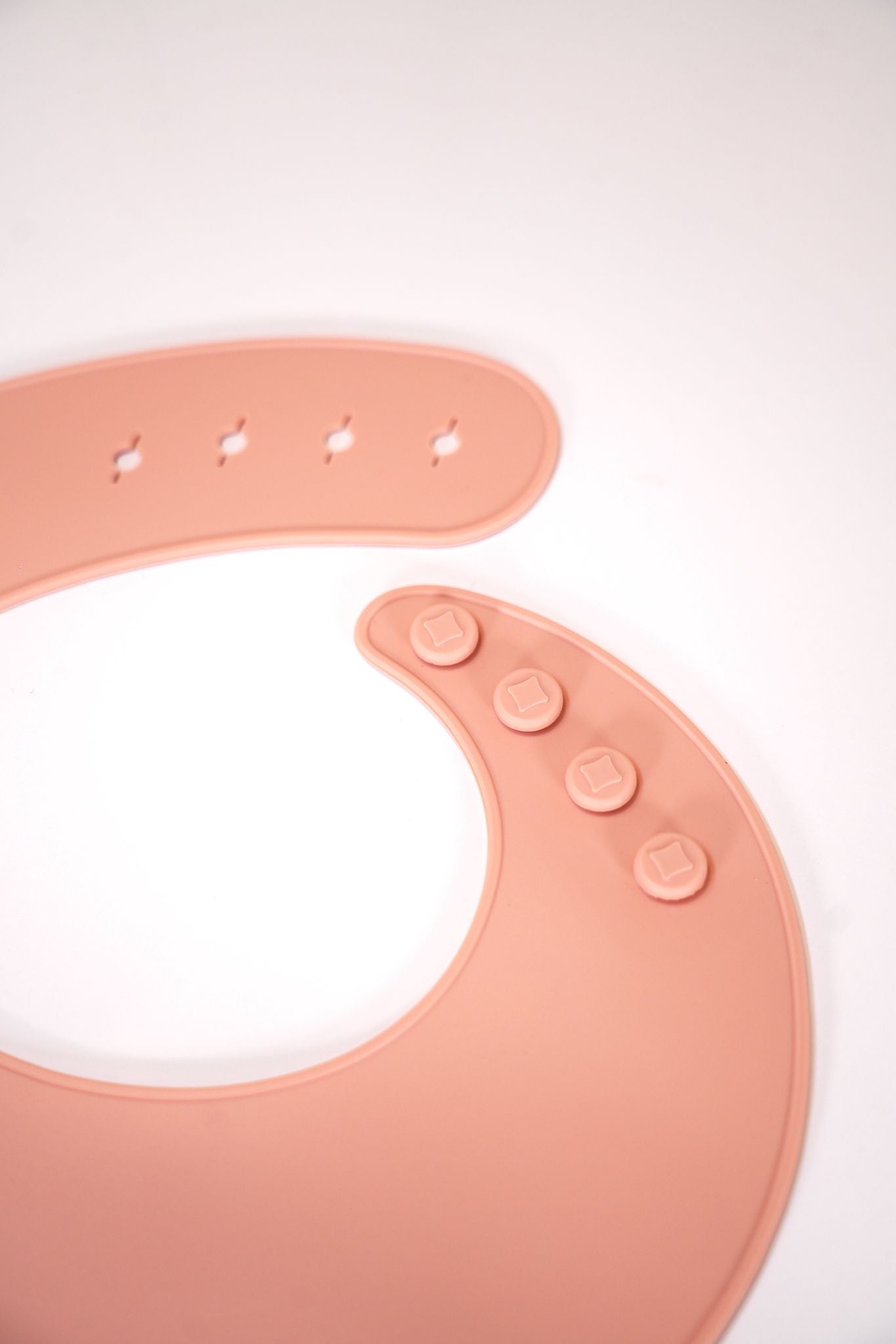 Silicone Baby Bib with Adjustable Neck & Food Catcher