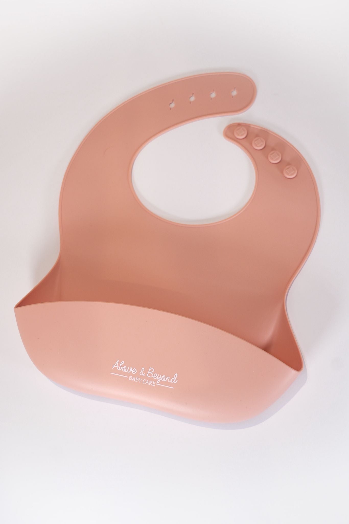 Silicone Baby Bib with Adjustable Neck & Food Catcher