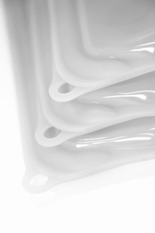 Reusable Food Storage Bags Pack of 3 White