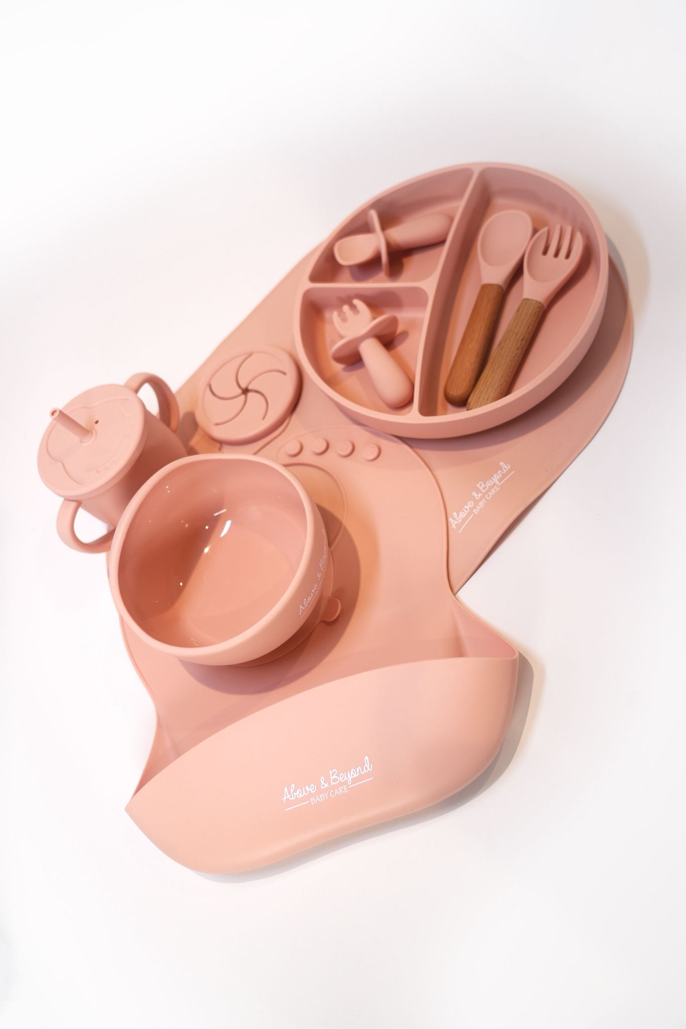10 Piece Platinum Silicone Baby Weaning Set